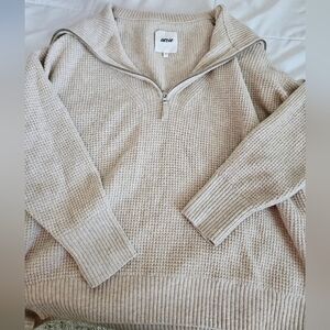 Aerie Quarter Zip Sweater
